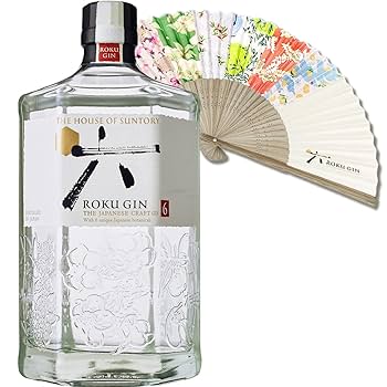 Amazon.co.jp: ROKU サントリー ジャパニーズクラフトジン [扇子